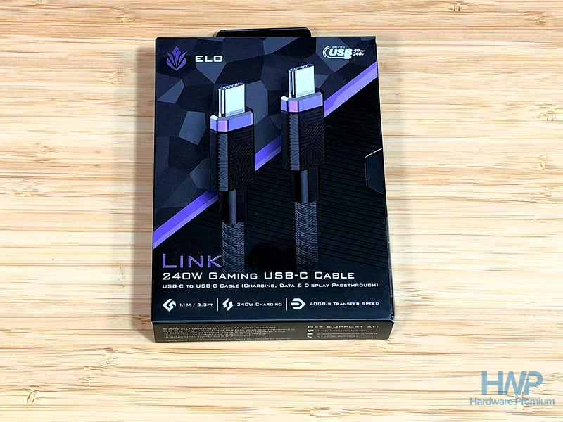 Caja del cable USB-C ELO Link de 240 W