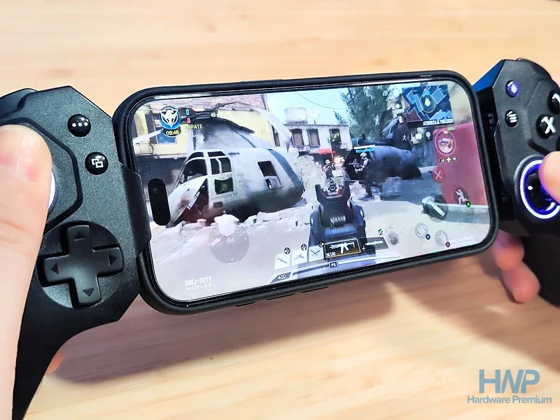 Partida de Call of Duty: Mobile en un iPhone 18 Pro con el Elo Vagabond