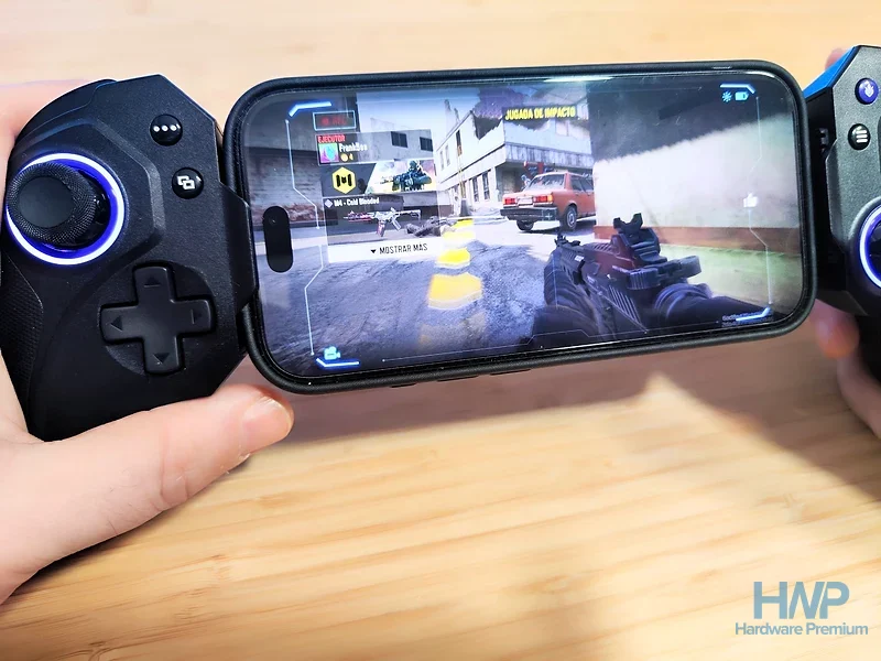 Jugando a Call of Duty: Mobile con el Elo Vagabond y un iPhone