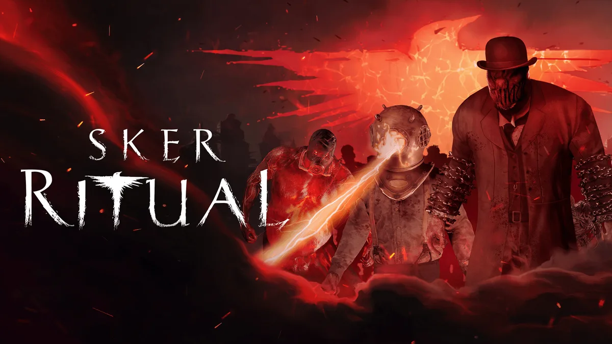 Escena de Sker Ritual, uno de los juegos gratis de Epic Games Store, junto a GetHigh.EXE