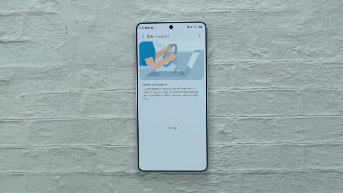 Driving Report in One UI 9