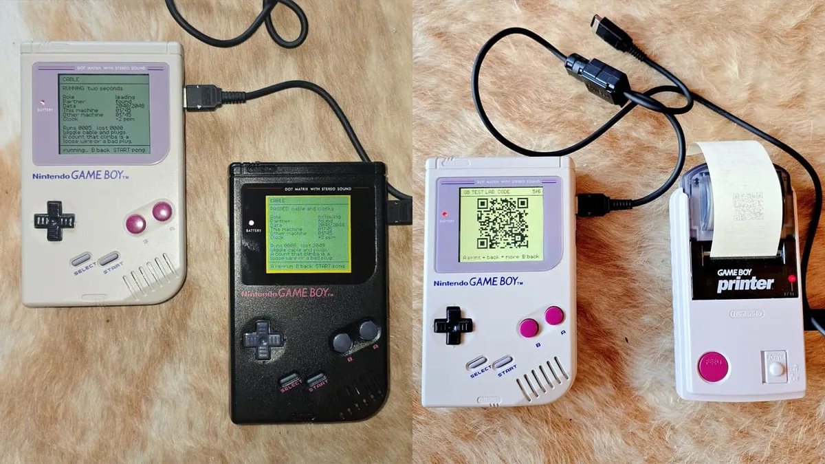 Game Boy testing