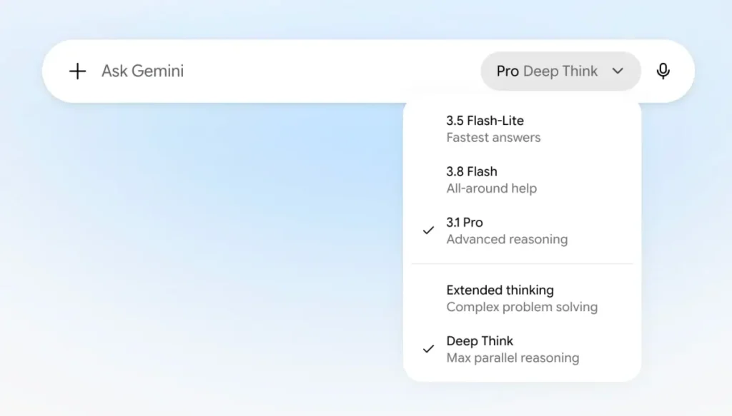 gemini deep think — Gemini y Deep Think quedan ligados al plan AI Pro de Google