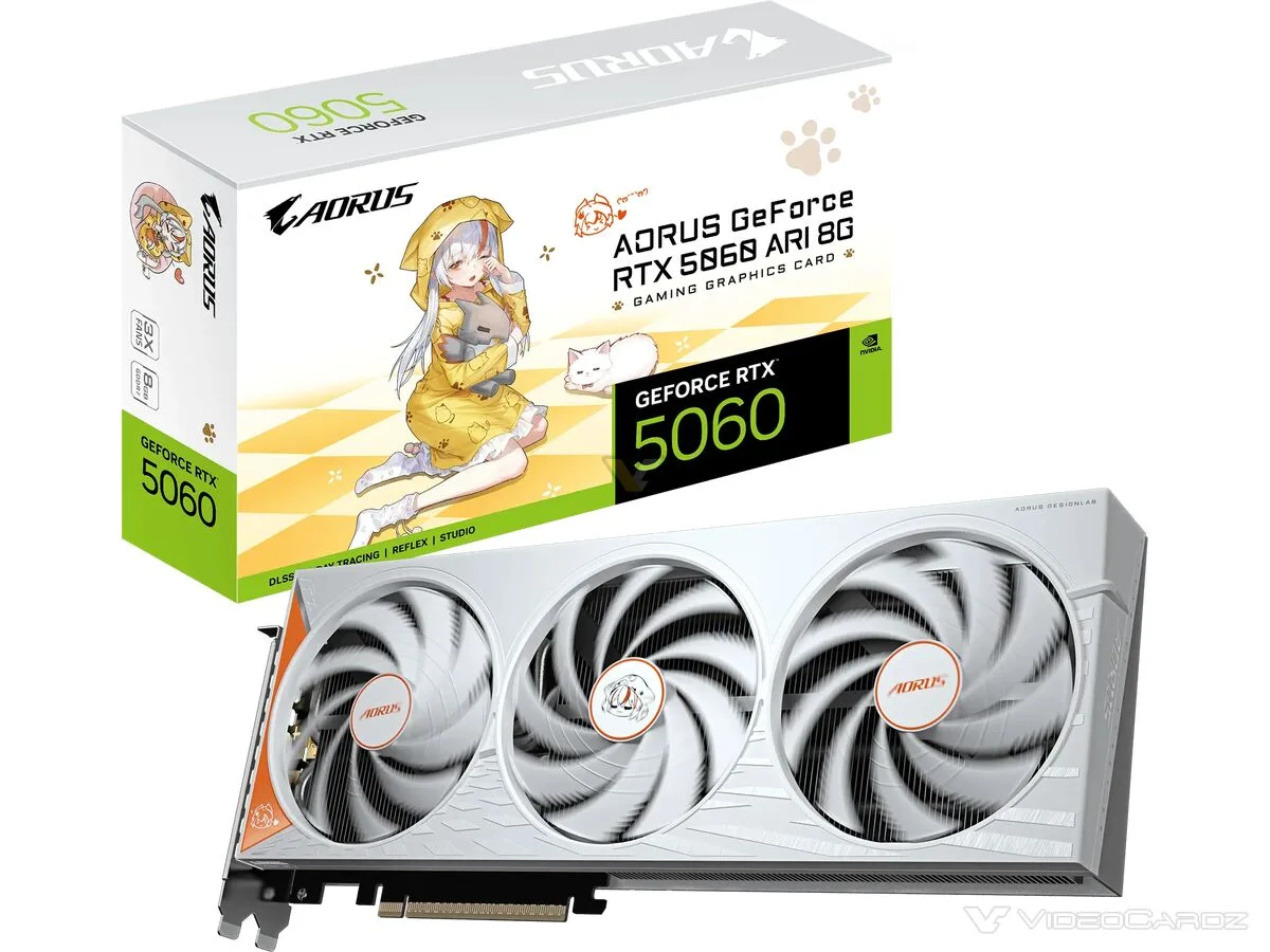 GIGABYTE RTX 5060 anime — GIGABYTE-GeForce-RTX-5060-8GB-AORUS-ARI-1-1