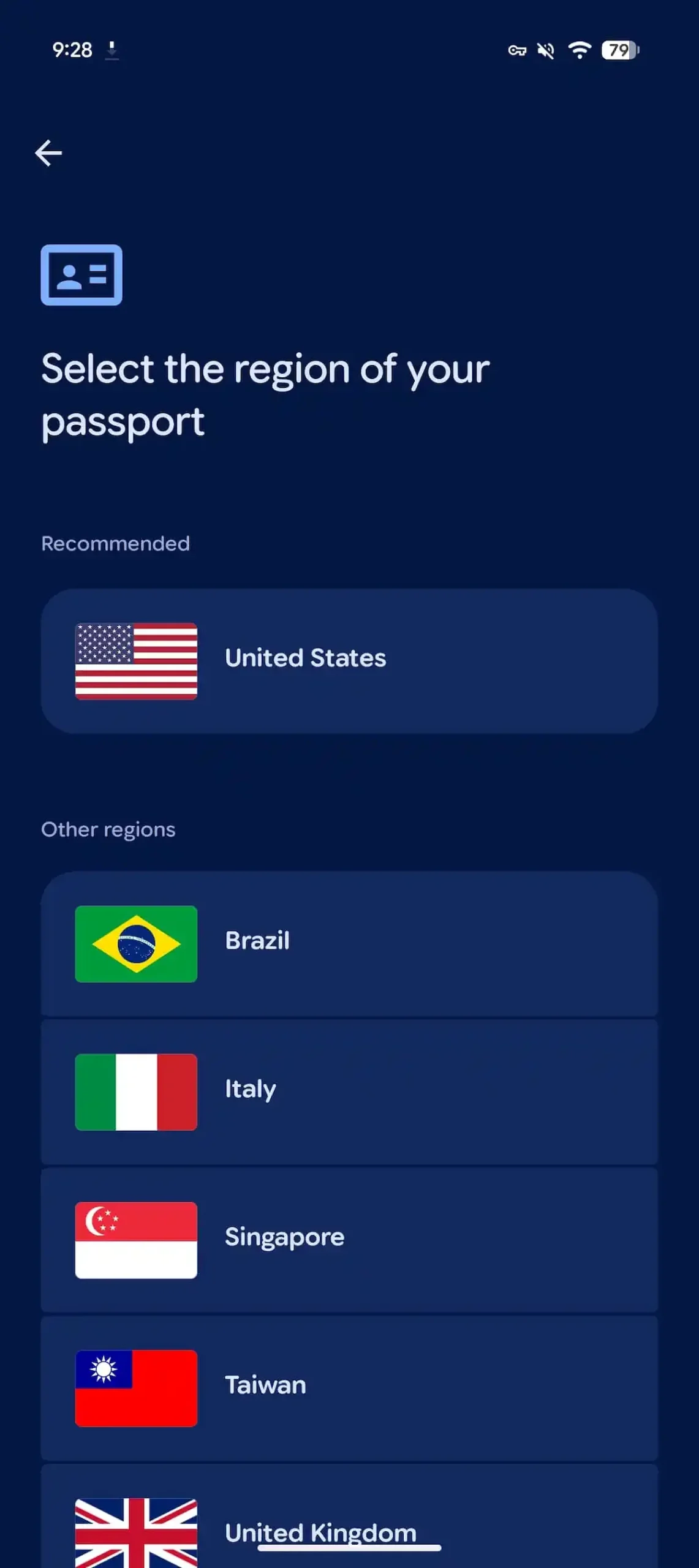 Pasaporte de Irlanda añadido a Google Wallet en un móvil Android