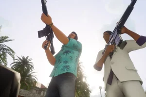 CyberLeek filtra un nuevo vídeo de GTA 6: Lucia roba un cajero y se lanza en paracaídas