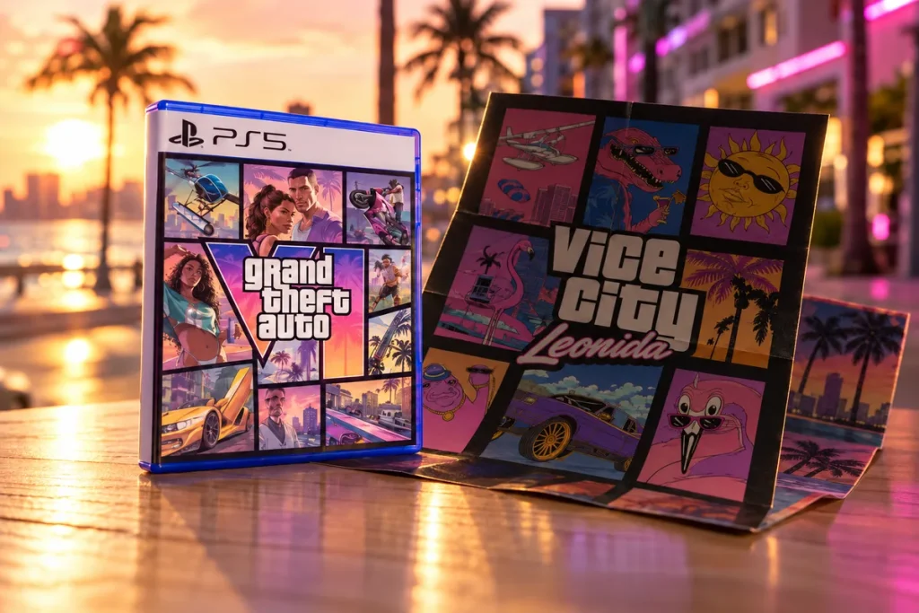 La edición física de GTA 6 incluiría un mapa de coleccionista, según un listado de GameStop gta 6 map — La edición física de GTA 6 incluiría un mapa de coleccionista, según un listado de GameStop