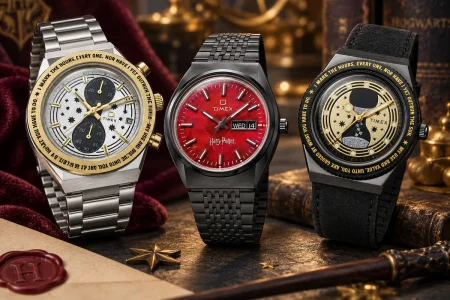 Timex suma tres relojes Q de Harry Potter inspirados en el Giratiempo y la Piedra Filosofal