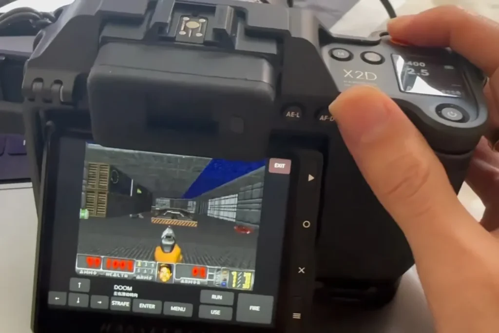 DOOM ya corre en la Hasselblad X2D 100C, que cuesta 8.199 dólares, y el botón del obturador dispara DOOM ya corre en la Hasselblad X2D 100C, que cuesta 8.199 dólares, y el botón del obturador dispara