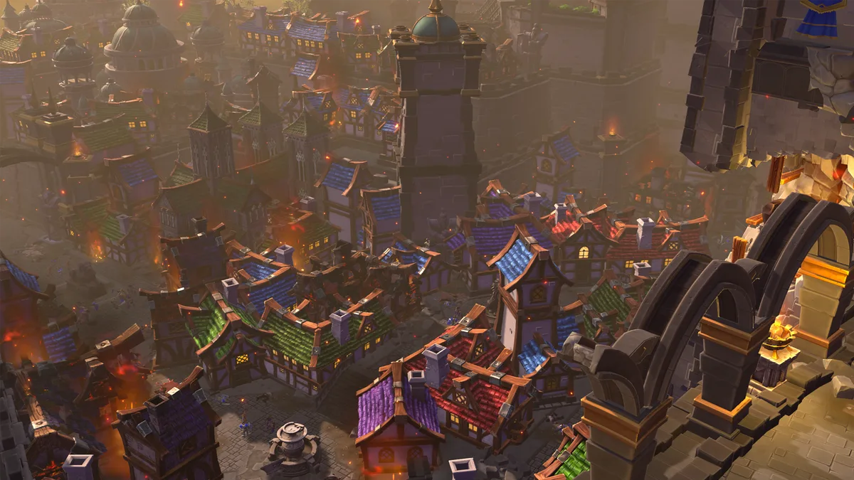 Captura de la campaña Forsaken Kingdom de Warcraft 3 Reforged, clásico de Blizzard que contrasta con Heroes of the Storm