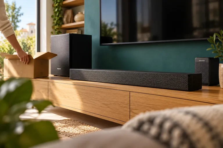 Hisense AX5125H — No es Sony ni Samsung, pero esta barra Hisense con traseros y subwoofer cuesta 247 euros