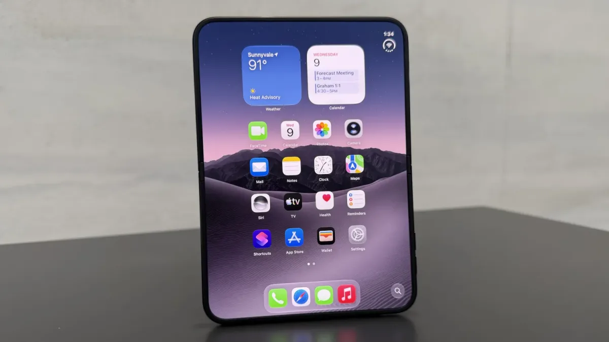 Accesorios para el iPhone Duo, entre ellos el Apple Pencil USB-C y el soporte MagSafe