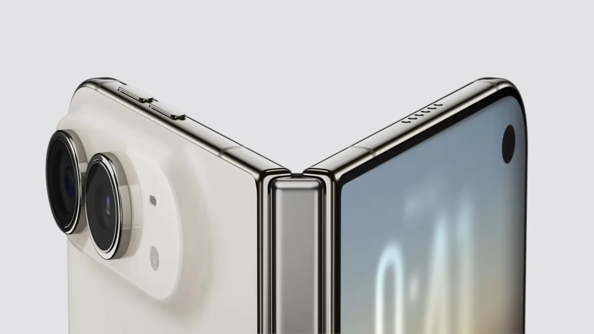 Bisagra del iPhone Duo con tubería de grafito para la refrigeración del plegable