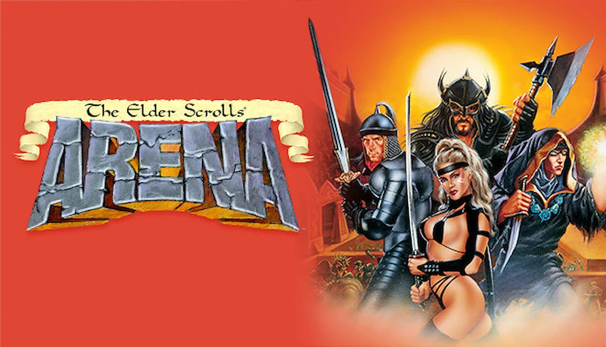 Pantalla del juego clásico The Elder Scrolls: Arena, uno de los juegos de Bethesda gratis en Steam