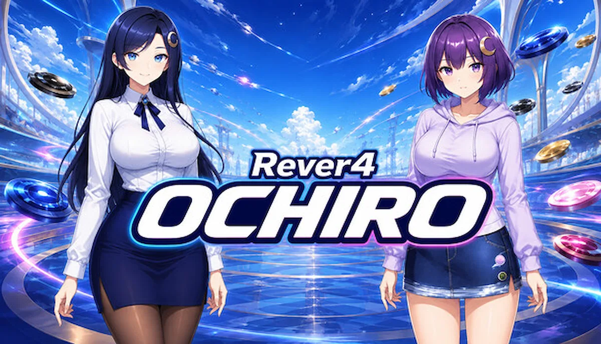 Dos personajes anime en la portada de Rever4 OCHIRO