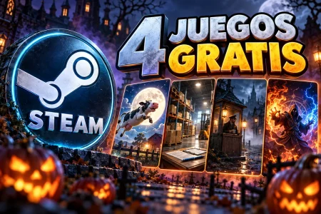 Steam ofrece 4 juegos gratuitos de plataformas, simulación, terror y rol juegos gratis Steam Halloween — Steam ofrece 4 juegos gratuitos de plataformas, simulación, terror y rol