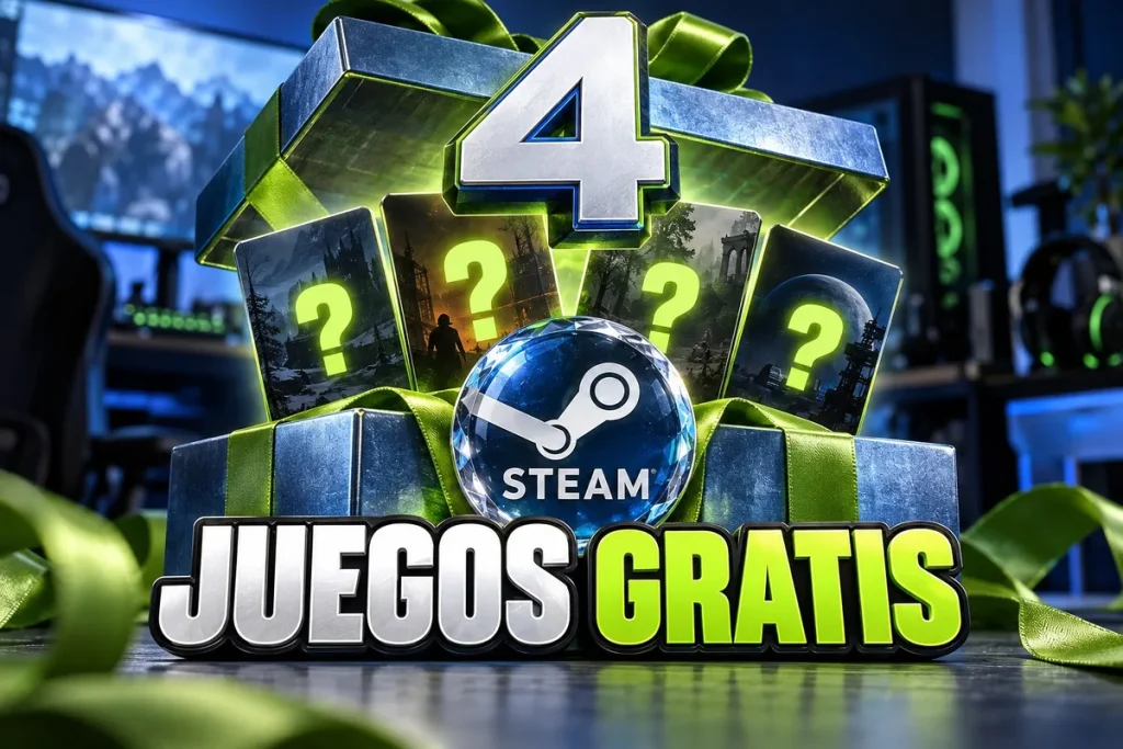 Steam arranca la semana con 4 juegos gratis sin fecha límite juegos gratis Steam lunes — Steam arranca la semana con 4 juegos gratis sin fecha límite