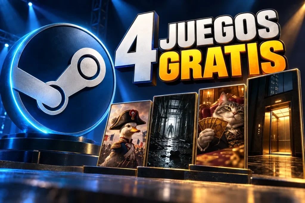 Steam llega a mitad de semana con 4 juegos gratis para PC juegos gratis Steam miércoles — Steam llega a mitad de semana con 4 juegos gratis para PC