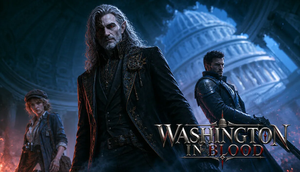 Escena de Washington in Blood, uno de los juegos gratis de Steam de terror con vampiros