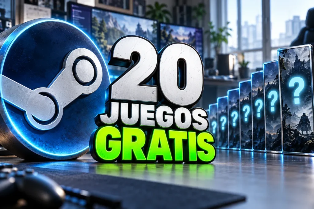 juegos Steam ahora gratis — Steam pasa a gratis 20 juegos de pago, sin fecha de fin anunciada