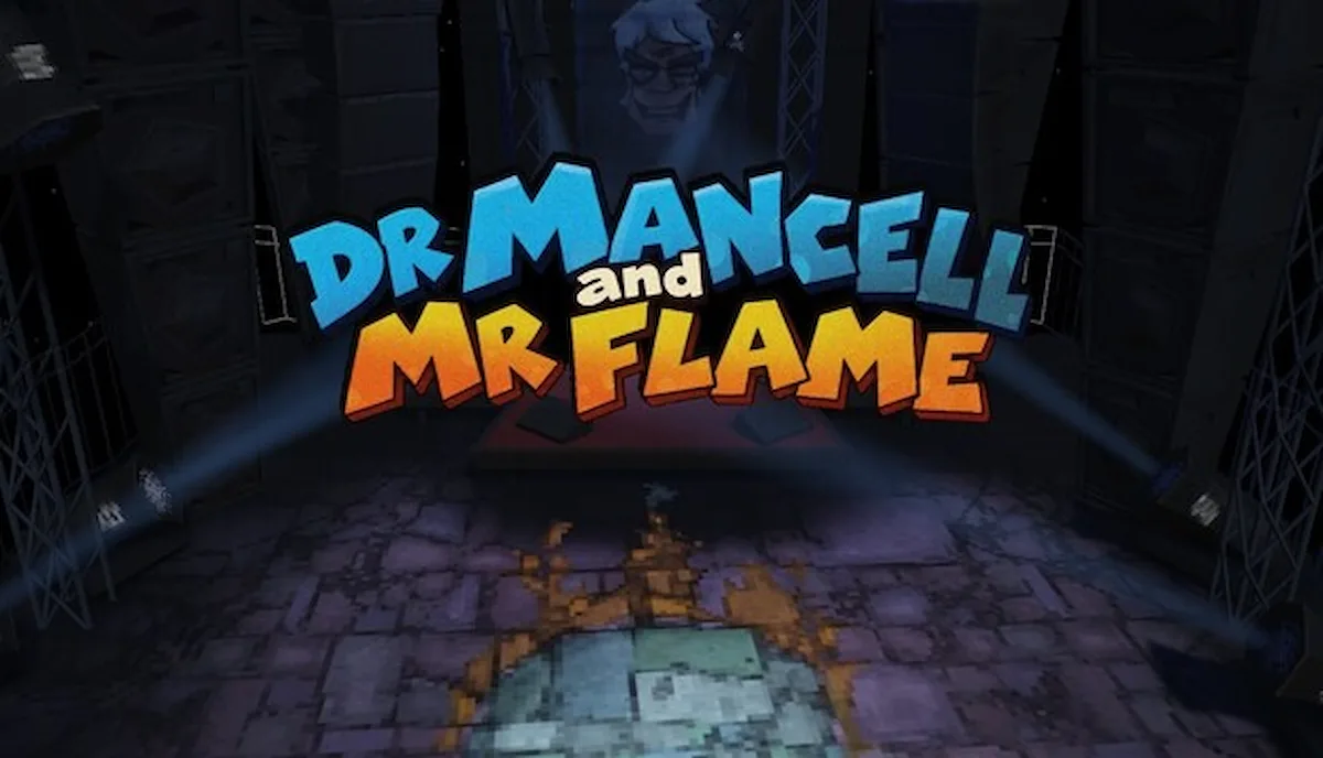 Escena del juego de terror Dr. Mancell and Mr. Flame, entre los juegos de Steam gratis