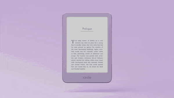 Demostración del halo de luz en un Kindle 2026