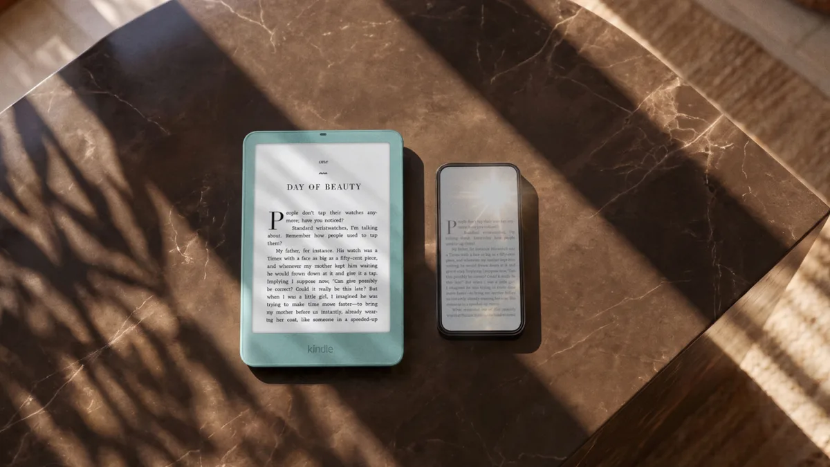 Lector electrónico Kindle 2026 con pantalla frontal al ras