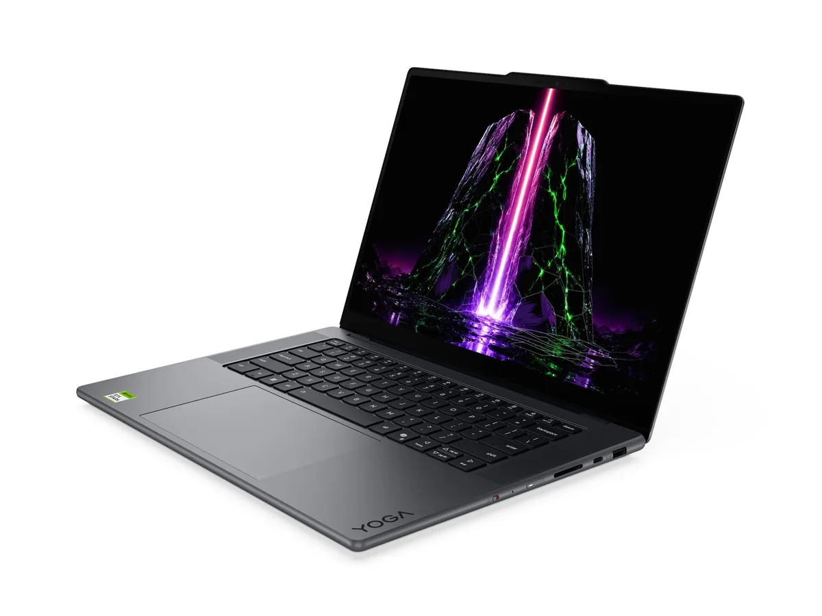 Portátil Yoga Pro 9n de Lenovo con hasta 96 GB de VRAM y pantalla OLED