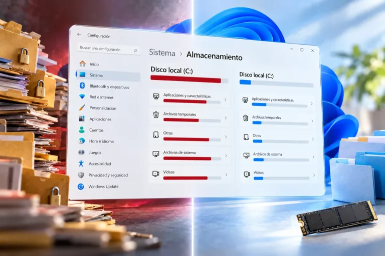 Cómo borrar las carpetas ocultas de Windows 11 que se comen el espacio de tu SSD liberar espacio Windows 11 — Cómo borrar las carpetas ocultas de Windows 11 que se comen el espacio de tu SSD