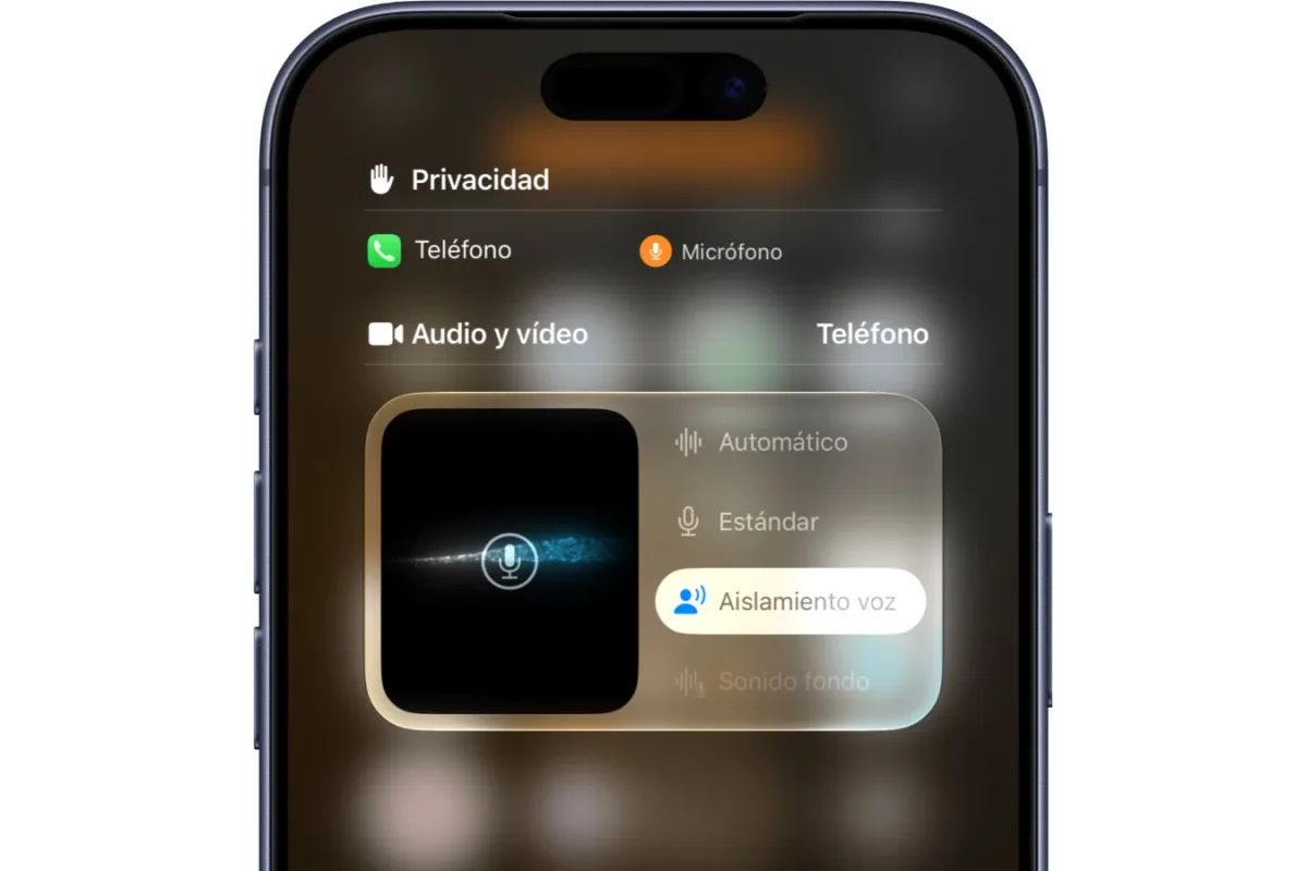 Modo Aislamiento De Voz En Llamadas Del Iphone