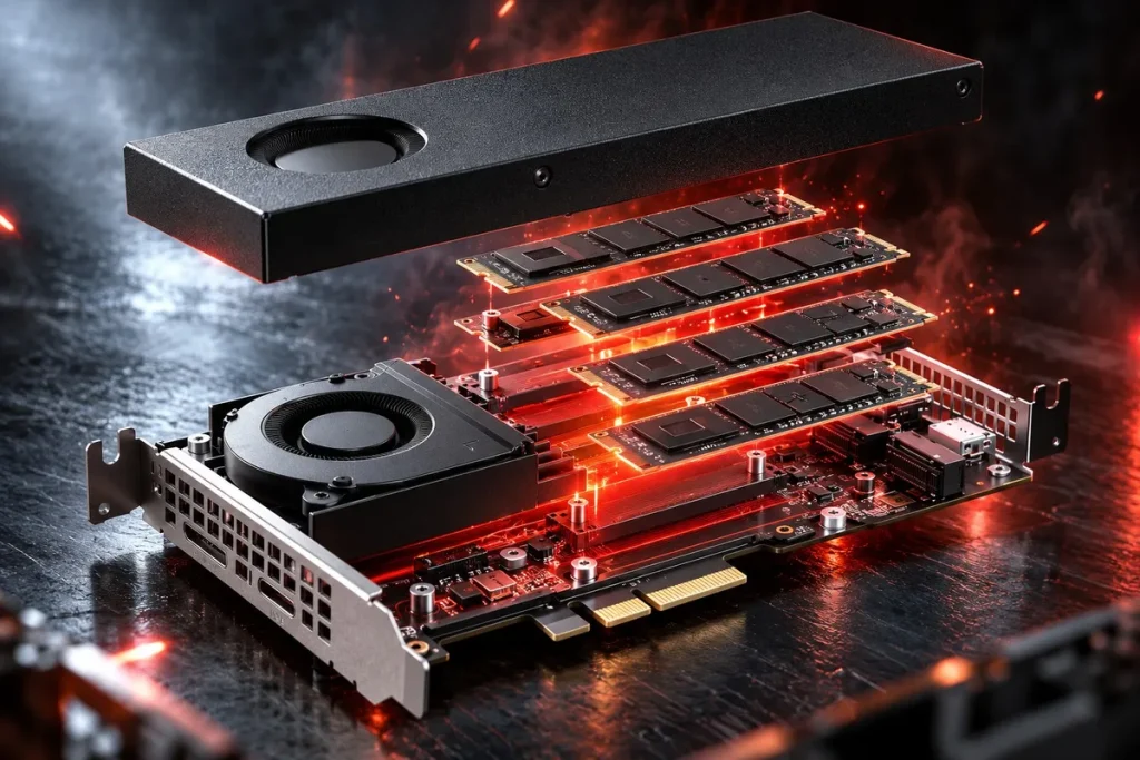 MINISFORUM ESP4B: cuatro SSD NVMe sin bifurcación, 136 dólares MINISFORUM ESP4B: cuatro SSD NVMe sin bifurcación, 136 dólares