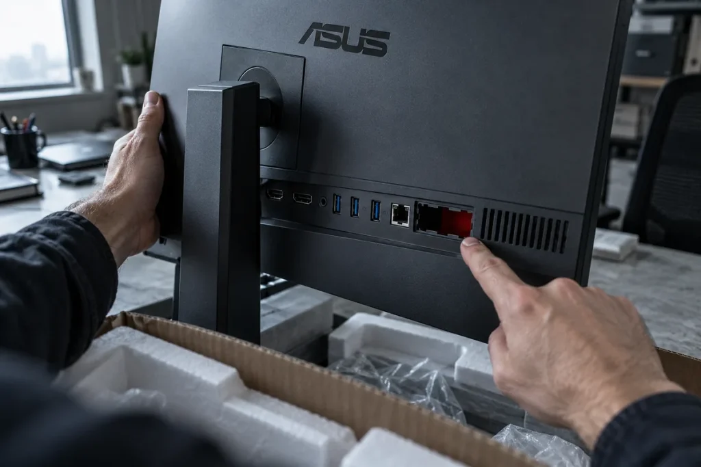 ASUS devolvería sin reparar un monitor de 1.300 dólares sin sus puertos USB y pediría un depósito igual ASUS devolvería sin reparar un monitor de 1.300 dólares sin sus puertos USB y pediría un depósito igual