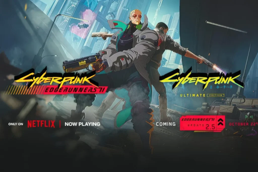 Cyberpunk 2077 recibe la 2.5 con la banda de Edgerunners 2, doble empuñado y mods en consolas Night City Edgerunners 2 — Cyberpunk 2077 recibe la 2.5 con la banda de Edgerunners 2, doble empuñado y mods en consolas