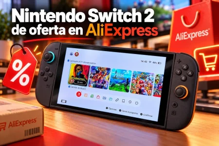 Nintendo Switch 2 baja a 393,89 euros en AliExpress con envío desde España nintendo switch 2 descuento — Nintendo Switch 2 baja a 393,89 euros en AliExpress con envío desde España