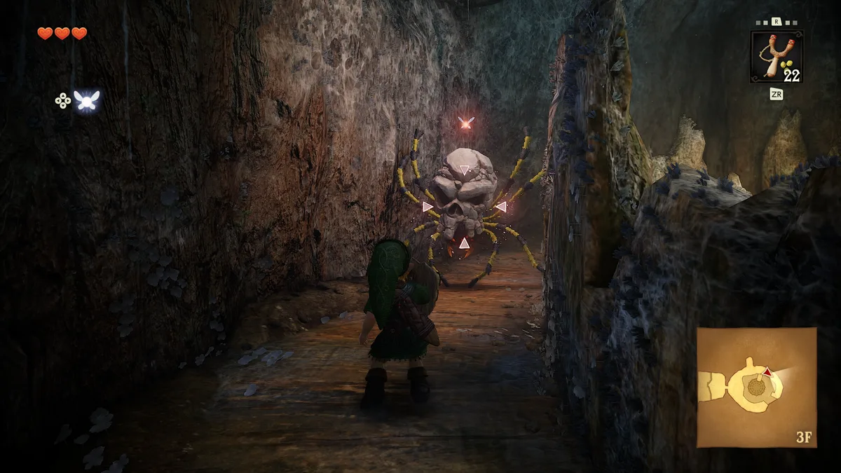 Interior del Gran Árbol Deku en Ocarina of Time Remake