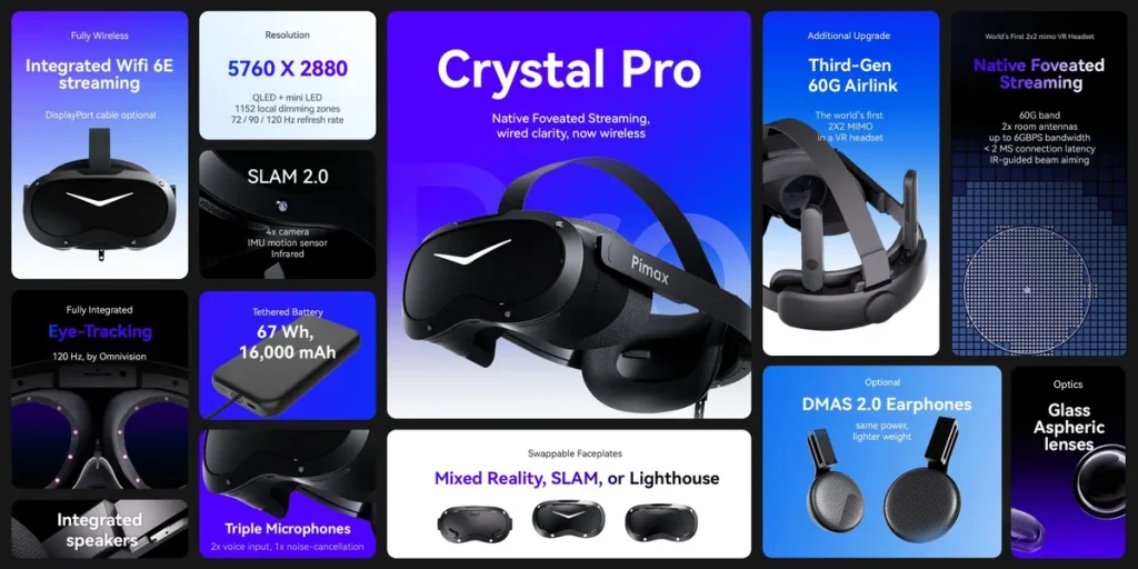 Crystal Pro VR Glasses PIMAX (5)