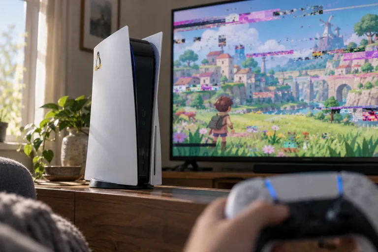 Una PS5 con jailbreak y Linux ejecuta Pokémon Pokopia, juego exclusivo de Switch 2