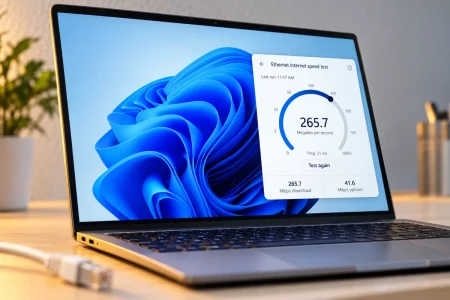 Cómo probar el medidor de velocidad de internet integrado en Windows 11 antes que nadie test de velocidad Windows 11 — Cómo probar el medidor de velocidad de internet integrado en Windows 11 antes que nadie