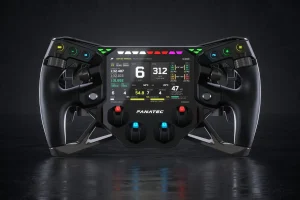 Fanatec presenta el Project Obsidian, un volante con pantalla de 5 pulgadas para 2027