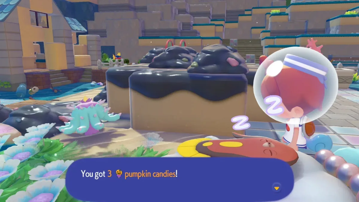 Evento Dulces sorpresas de Pumpkaboo en Pokémon Pokopia para conseguir Pumpkin Candy