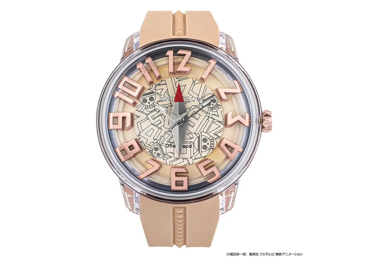relojes One Piece — Reloj One Piece Log Pose de Tendence con cristal abombado y aguja central móvil