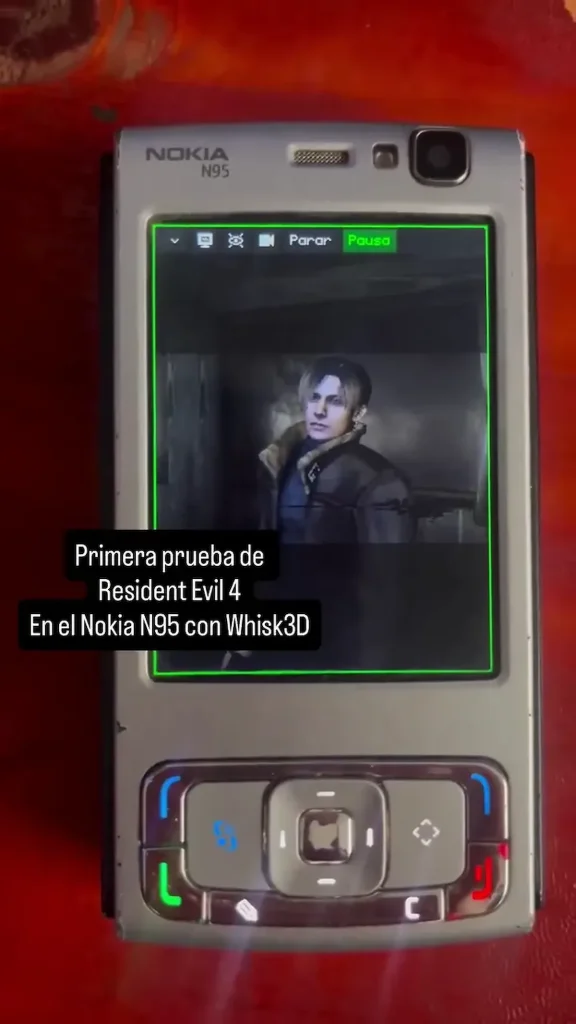 resident evil 4 nokia — Resident Evil 4 runs on Nokia N95 hardware from 2007