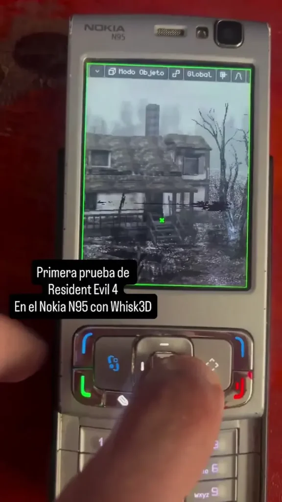 Resident Evil 4 runs on Nokia N95 hardware from 2007