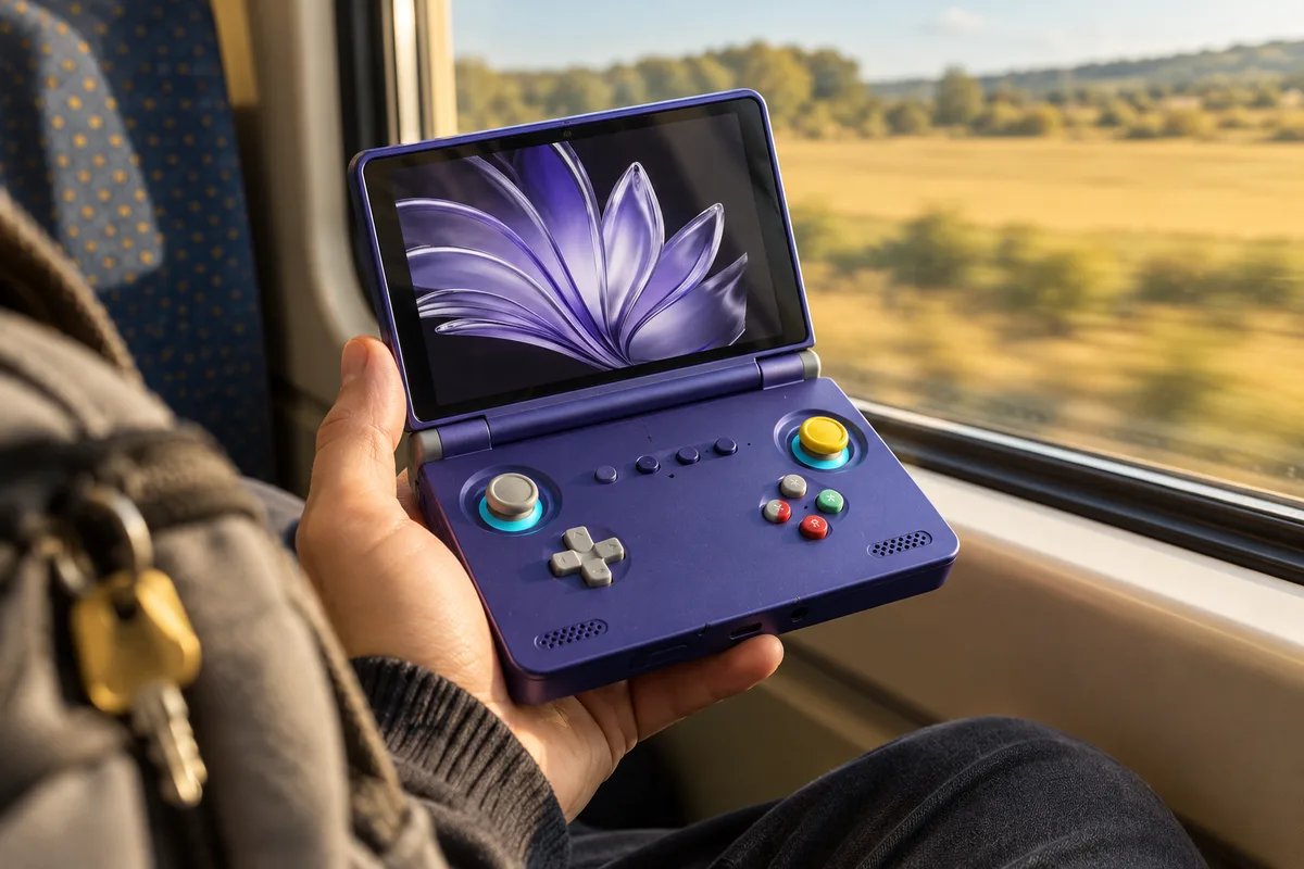 La Retroid Pocket Flip2 es retro por fuera, pero lleva Android 13 y sirve para juegos actuales