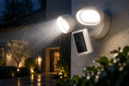 Ring Floodlight Cam 4K Plus, con 2.000 lúmenes y grabación 24/7, es la cámara más completa de la gama