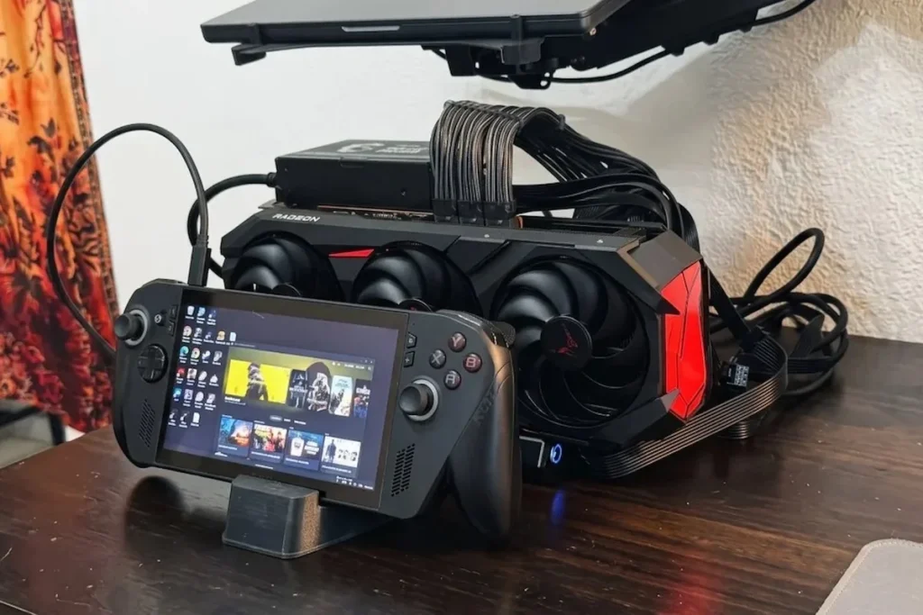Una Radeon RX 9070 XT externa lleva a la ROG Xbox Ally X a 151 FPS en Cyberpunk 2077 Una Radeon RX 9070 XT externa lleva a la ROG Xbox Ally X a 151 FPS en Cyberpunk 2077