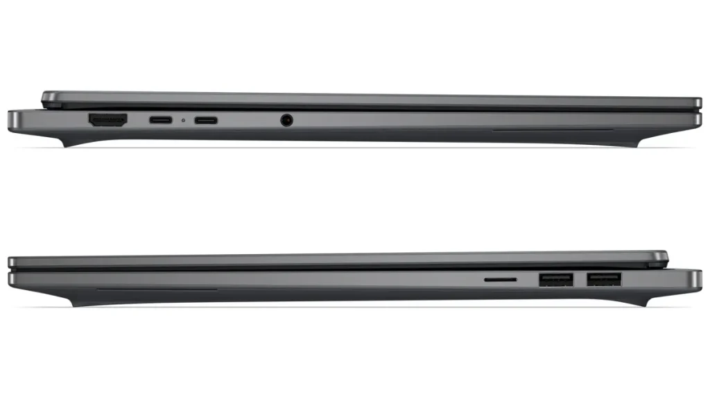 detalle del diseño de un HP OmniBook RTX Spark