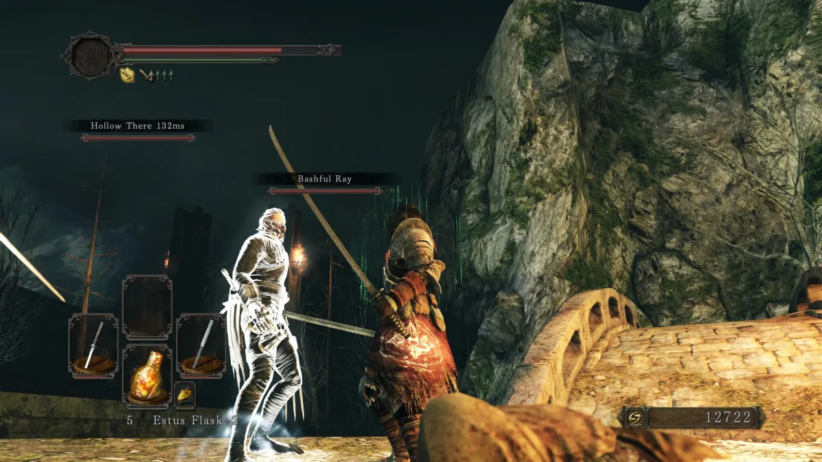 DS2 Seamless co-op player approaching Bashful Ray