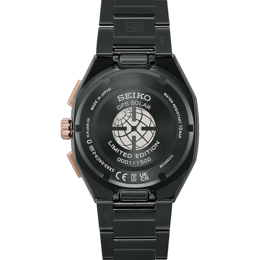 Vista trasera del Seiko Astron HAB010J.