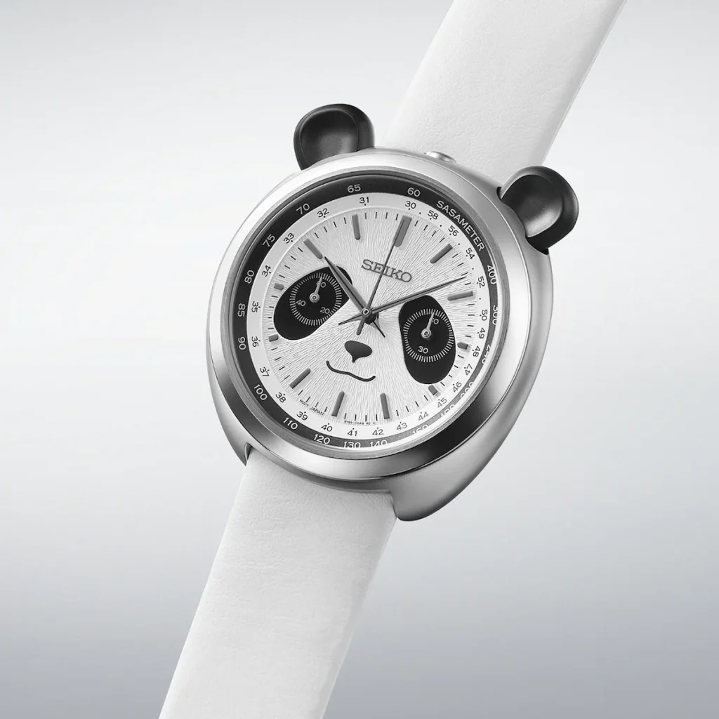 The Seiko Power Design Project Panda Chronograph in white